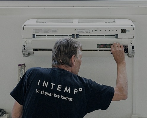 luftvärmepump-installation